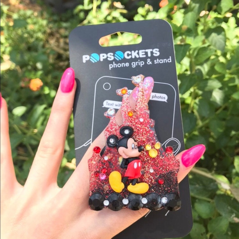🎈Custom Mickey Mouse popsocket Disney Love!! 🎈